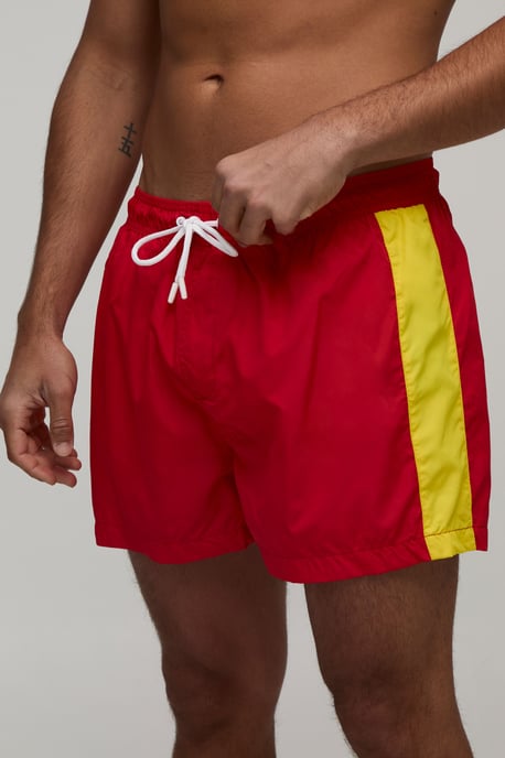 Side Stripe Mid Length Swim Short - Image 3