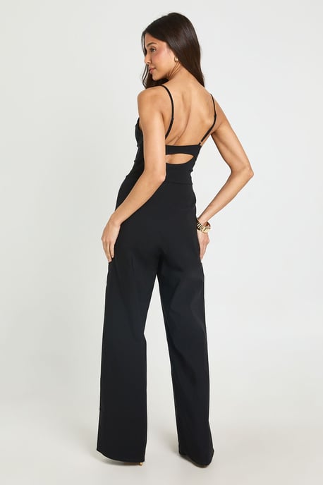 Sweetheart Neck Wide Leg Jumpsuit - Image 2