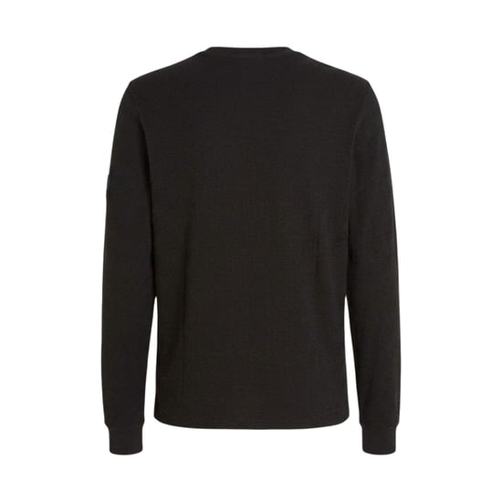 Calvin Klein Heren Wafel Top met lange mouwen (Zwart) - Image 2