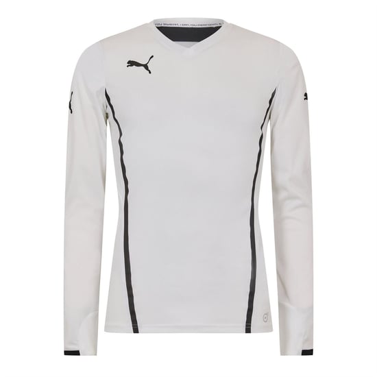 Puma King-shirt met lange mouwen voor heren (Wit) - Image 1