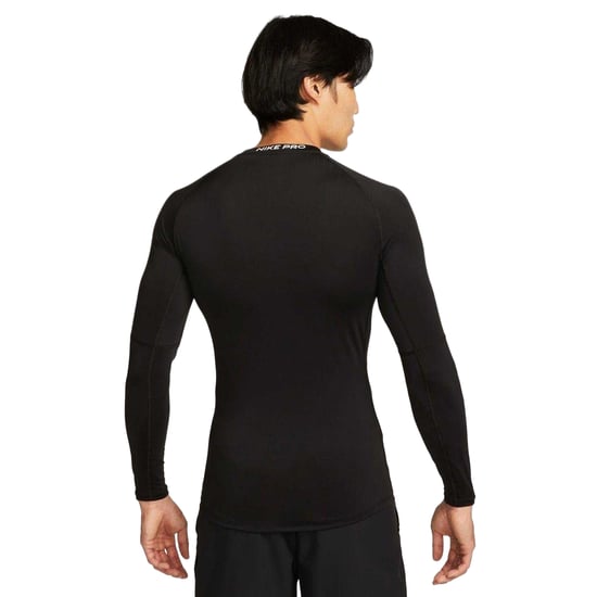Nike Mens Pro Core Long-Sleeved T-Shirt (Black) - Image 6