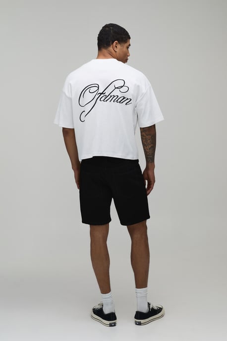 Essential Slim Fit Denim Shorts - Image 2