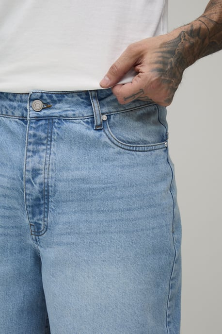 Tall Essential Longline Denim Jorts - Image 3