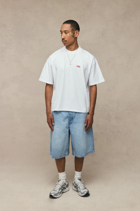 Essential Relaxed Fit Denim Jorts - Image 4