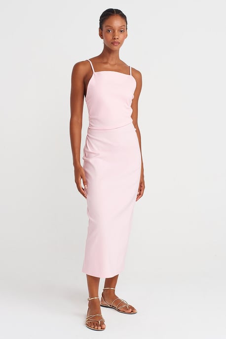 Sleeveless Bodycon Midi Dress - Image 4