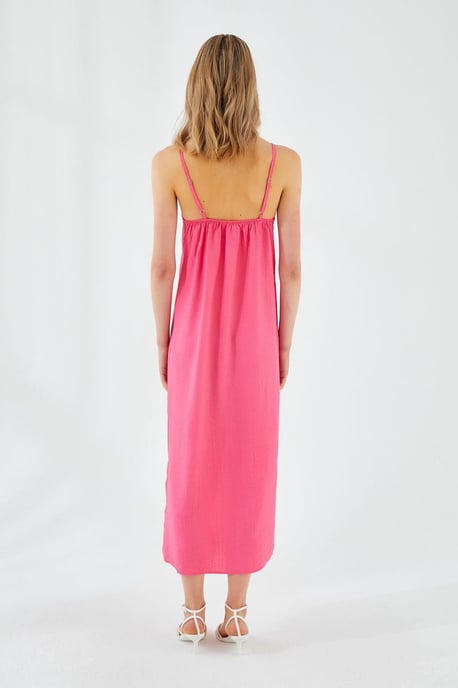 V-hals Split Midi-jurk - Image 6