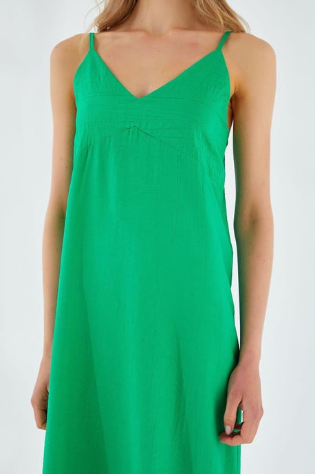 V-hals Split Midi-jurk - Image 4