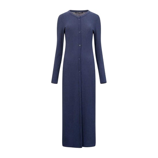 French Connection Womens/Ladies Meera Ribbed Maxi Dress (Blue) - Image 1