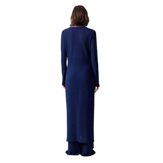French Connection Womens/Ladies Meera Ribbed Maxi Dress (Blue) - Image 2