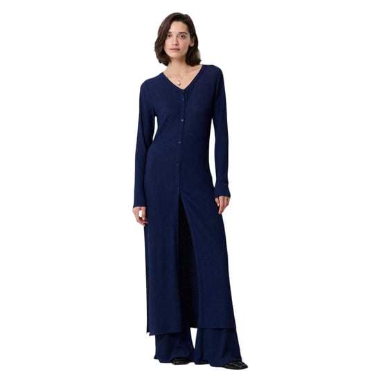 French Connection Womens/Ladies Meera Ribbed Maxi Dress (Blue) - Image 3