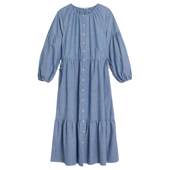 Levis Maxijurk voor dames met ronde hals en 3/4-mouwen van Jolene (Lichtblauw) - Image 2