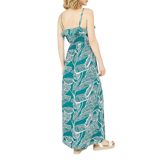 Mela London Womens/Ladies Tropical V Neck Maxi Dress (Green) - Image 2