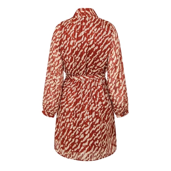 Vero Moda Womens/Ladies Rie V Neck Wrap Dress (Fired Brick) - Image 3