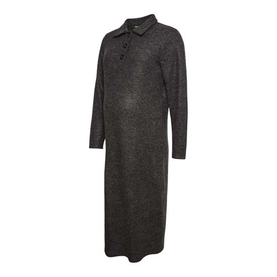Mamalicious Dames/Dames Vmmebba Zwangerschap Sweater Jurk (Obsidiaanzwart) - Image 2
