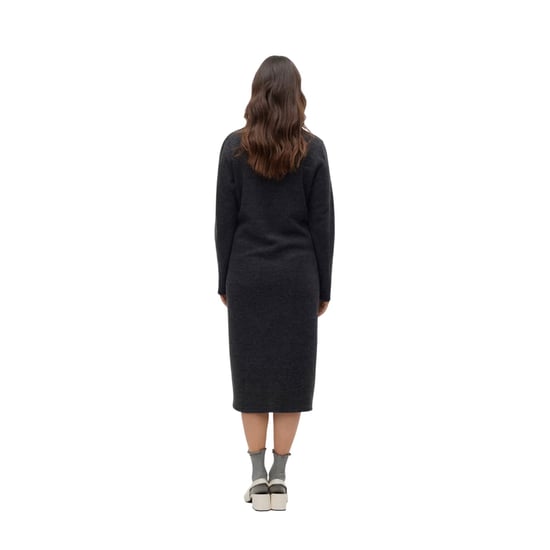 Mamalicious Dames/Dames Vmmebba Zwangerschap Sweater Jurk (Obsidiaanzwart) - Image 3