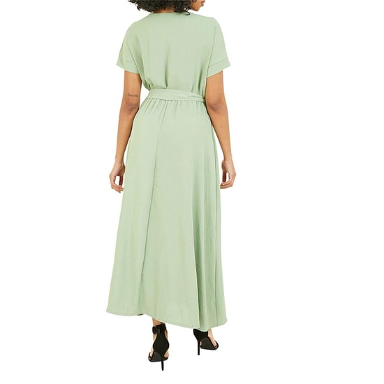 Mela London Womens/Ladies Wrap Dress (Green) - Image 4