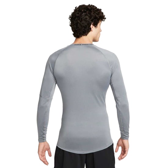 Nike Heren Pro Core Langsleeve T-Shirt (Grijs) - Image 2