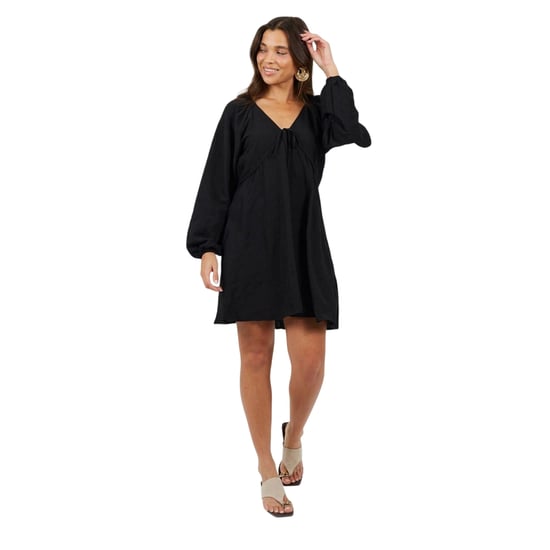 Brave Soul Dames/Dames A-lijn Mini Jurk (Zwart) - Image 1