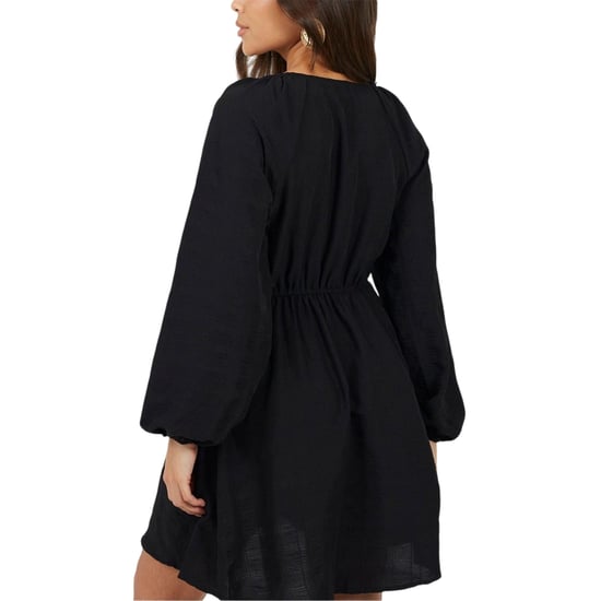 Brave Soul Dames/Dames A-lijn Mini Jurk (Zwart) - Image 3