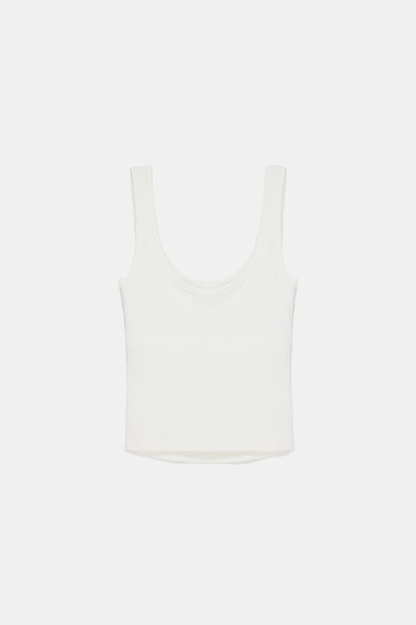 Slim Fit Ärmlös Jerseytopp Blus - Image 6