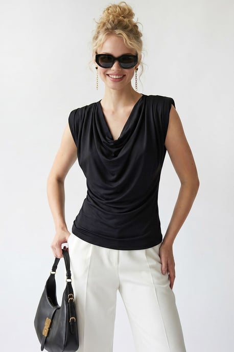 Mouwloze Collo Blouse - Image 4