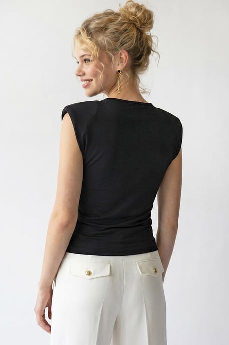 Mouwloze Collo Blouse - Image 5
