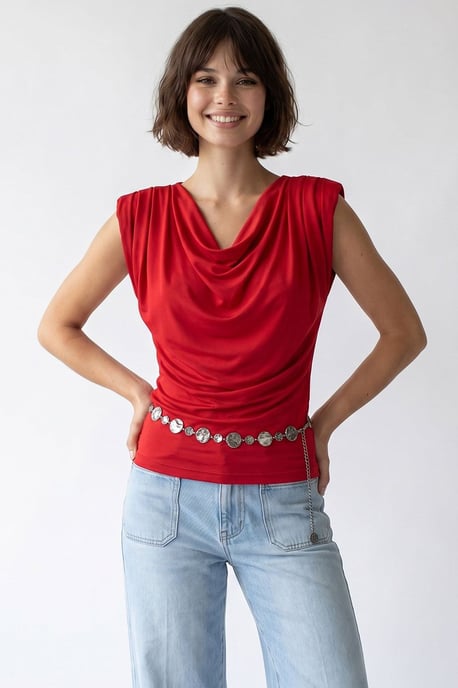 Mouwloze Coltrui Blouse - Image 3