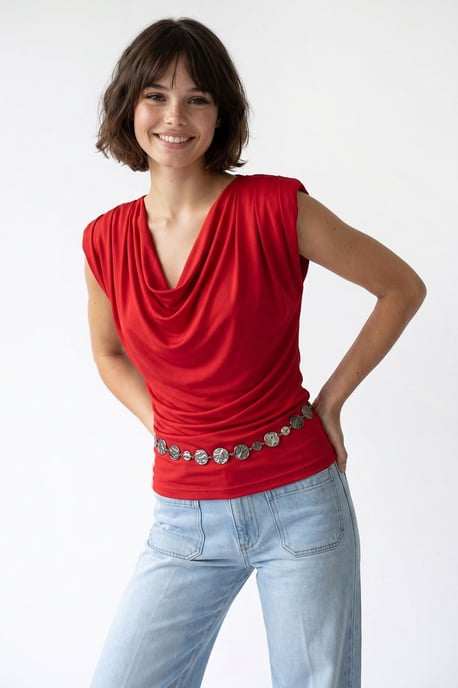 Mouwloze Coltrui Blouse - Image 4