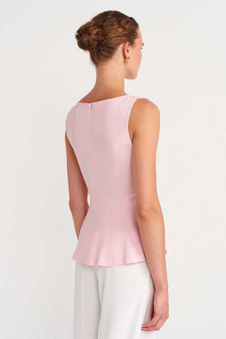 Aansluitende Naadloze Peplum Top - Image 2