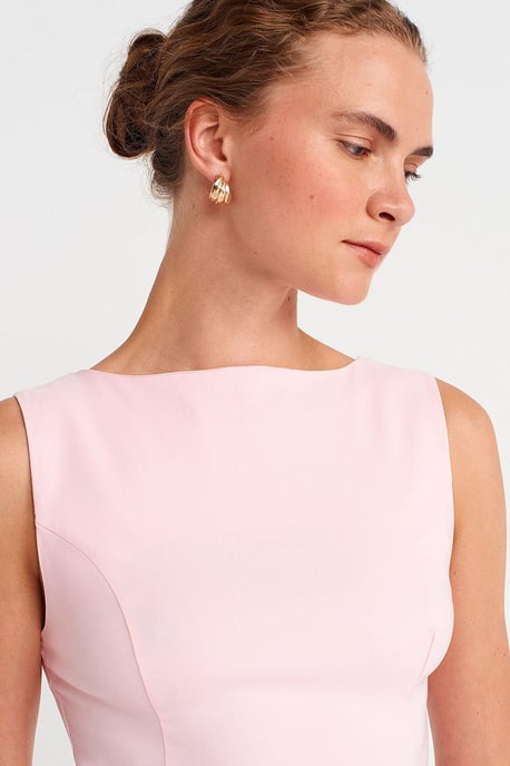 Aansluitende Naadloze Peplum Top - Image 3