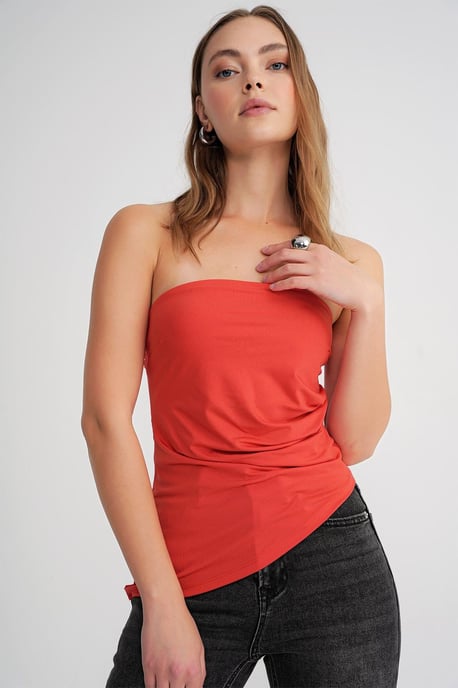Strapless Gelaagde Blouse - Image 4