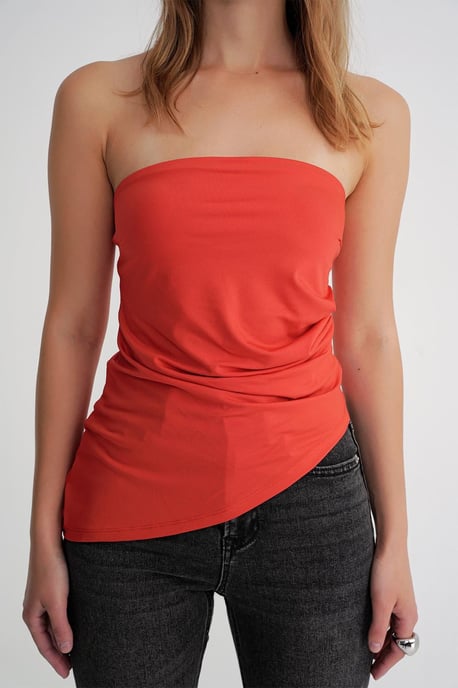Strapless Gelaagde Blouse - Image 5