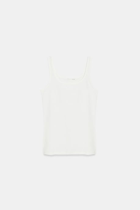 Mouwloze Slim Fit Jersey Blouse - Image 4