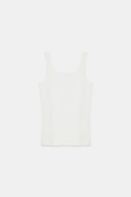 Mouwloze Slim Fit Jersey Blouse - Image 5