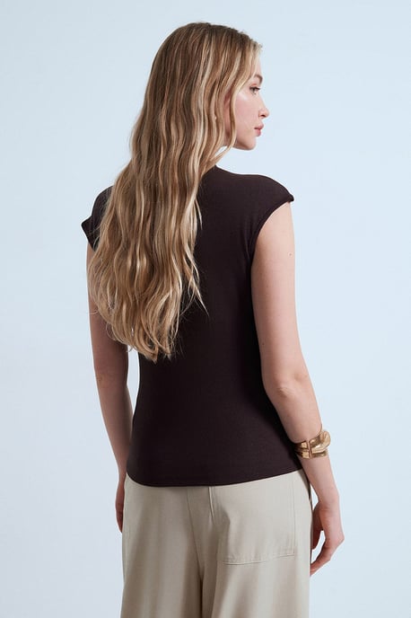 Dames Slim Fit Wikkelblouse - Image 2