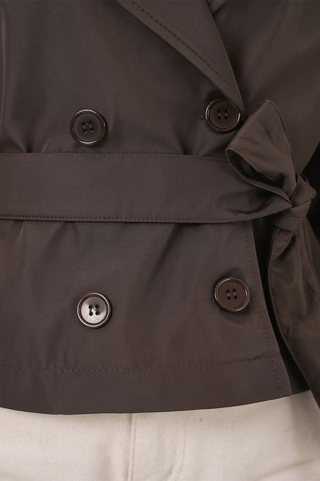 Kort bälte Trench Coat - Image 6