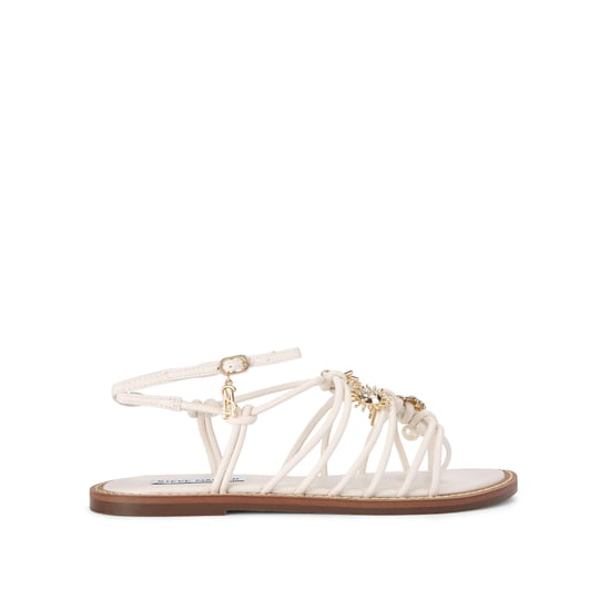 La Charmer White Sandals - Image 1