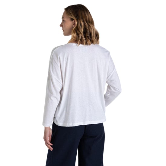 Craghoppers Emere långärmad T-shirt för damer (Vit) - Image 2