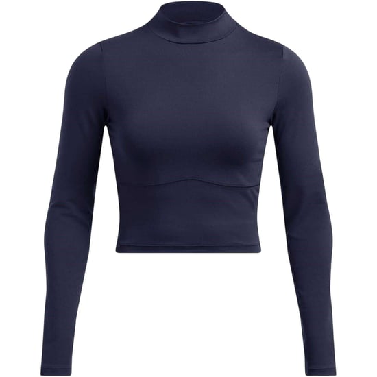 Under Armour Womens/Ladies Meridian Mock Neck Slim T-Shirt (Blue) - Image 1