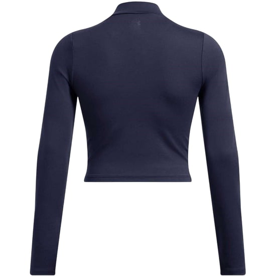 Under Armour Womens/Ladies Meridian Mock Neck Slim T-Shirt (Blue) - Image 2