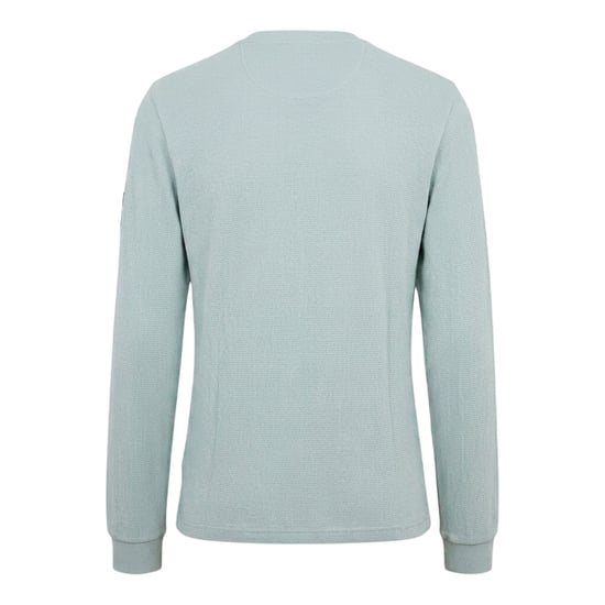 Calvin Klein Heren Wafel Top met lange mouwen (Grijs bewolkt) - Image 2
