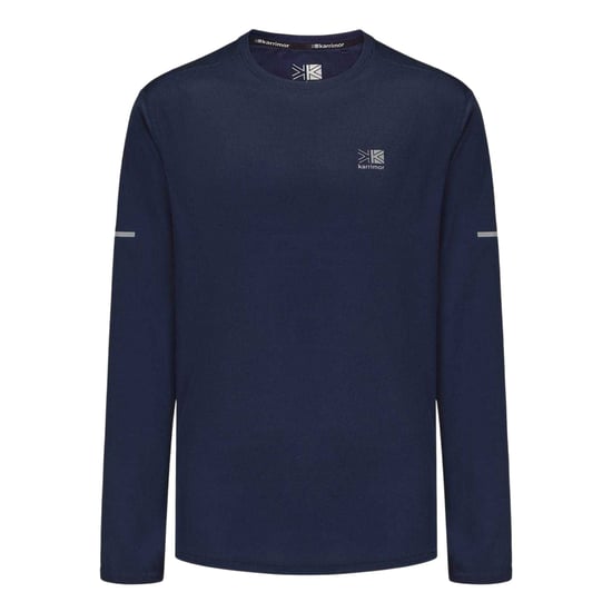 Karrimor Heren-T-shirt met lange mouwen en reflecterende details (Marine) - Image 1