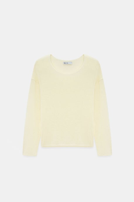 Women's Ribbed Boat-Neck Knit Sweater - Image 6