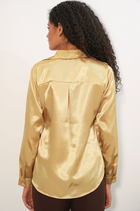 Dames Satijnen Strikshirt - Image 6