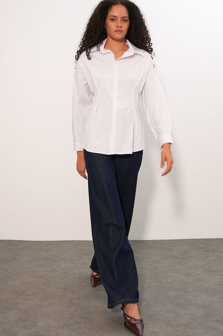 Fitted Poplin Overhemd Met Knopsluiting - Image 2