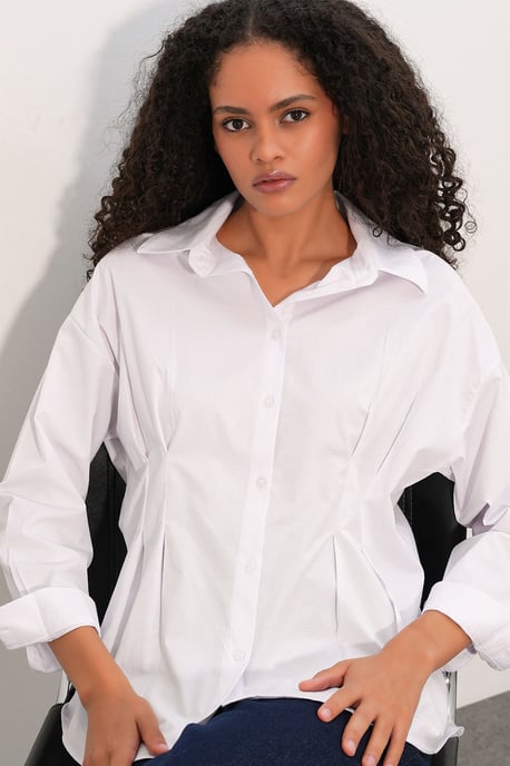Fitted Poplin Overhemd Met Knopsluiting - Image 3