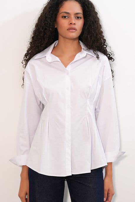 Fitted Poplin Overhemd Met Knopsluiting - Image 4
