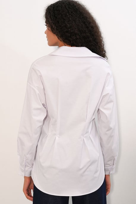Fitted Poplin Overhemd Met Knopsluiting - Image 6