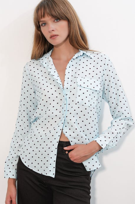 Oversized Gestreepte Woven Shirt - Image 3