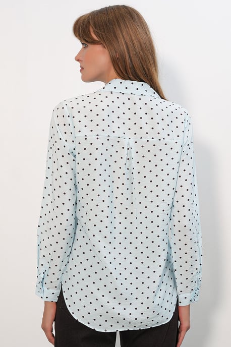 Oversized Gestreepte Woven Shirt - Image 6